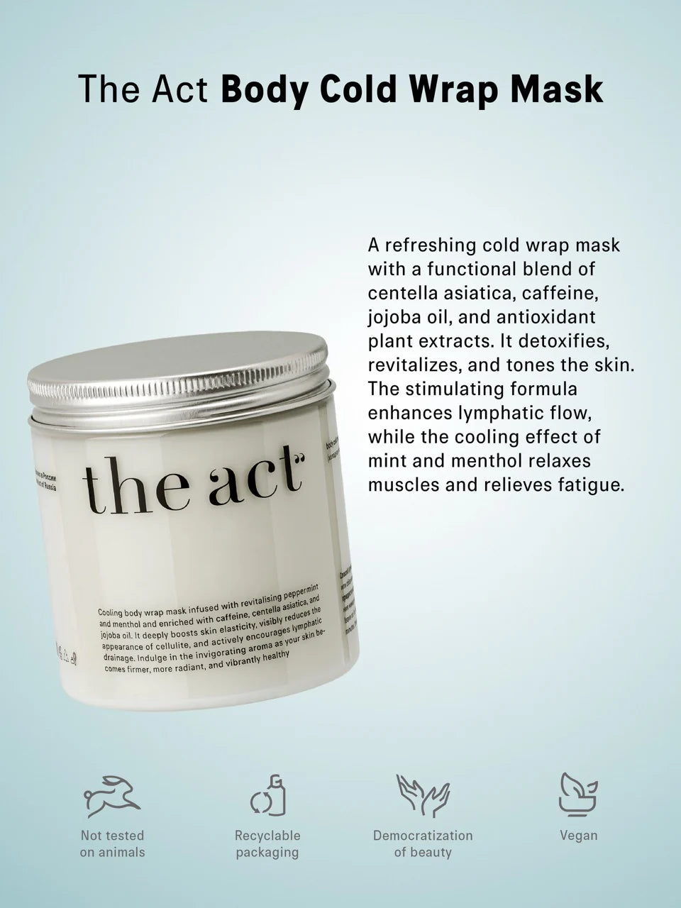 Body Cold Wrap Mask