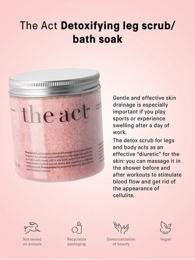 Detoxifying Leg Scrub & Bath Soak 300gr