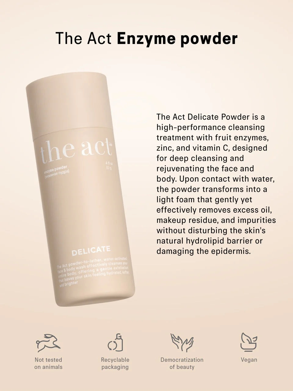 Delicate Enzyme Powder 80gr