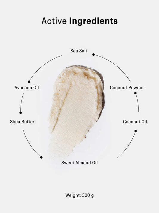 Exfoliating Sea Salt & Coconut Body Balm 300gr