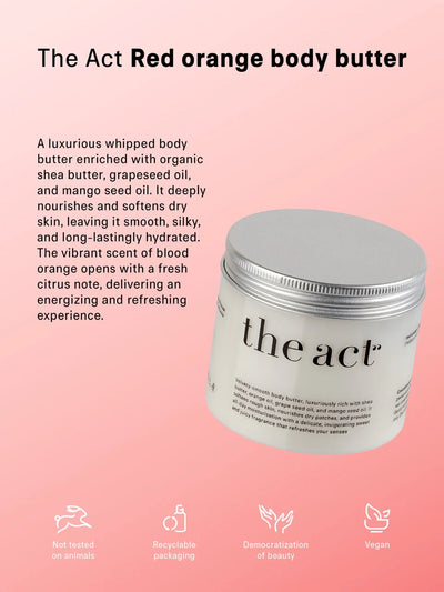 Red Orange Body Butter 180gr