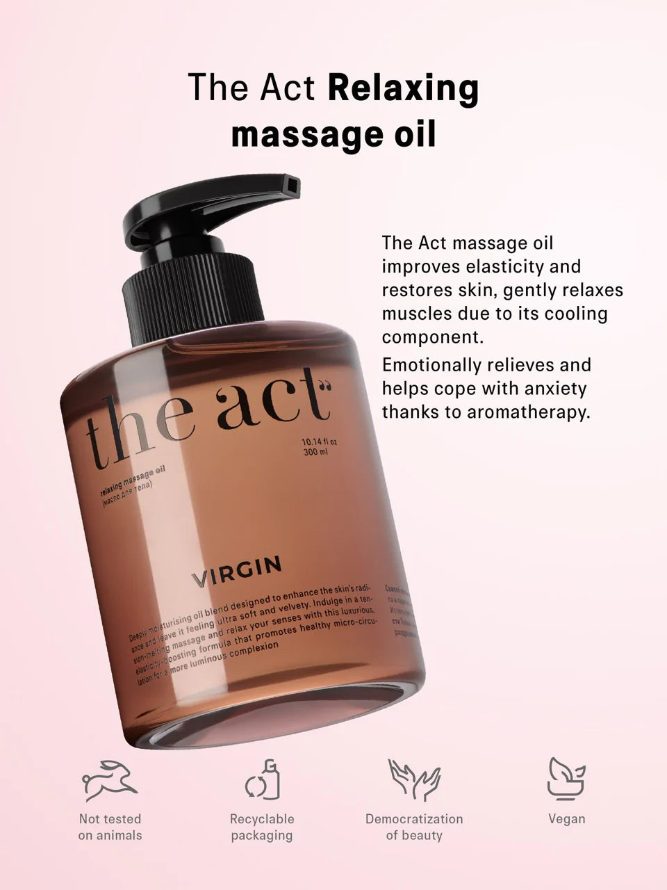Virgin Relaxing Massage Body Oil 300ml